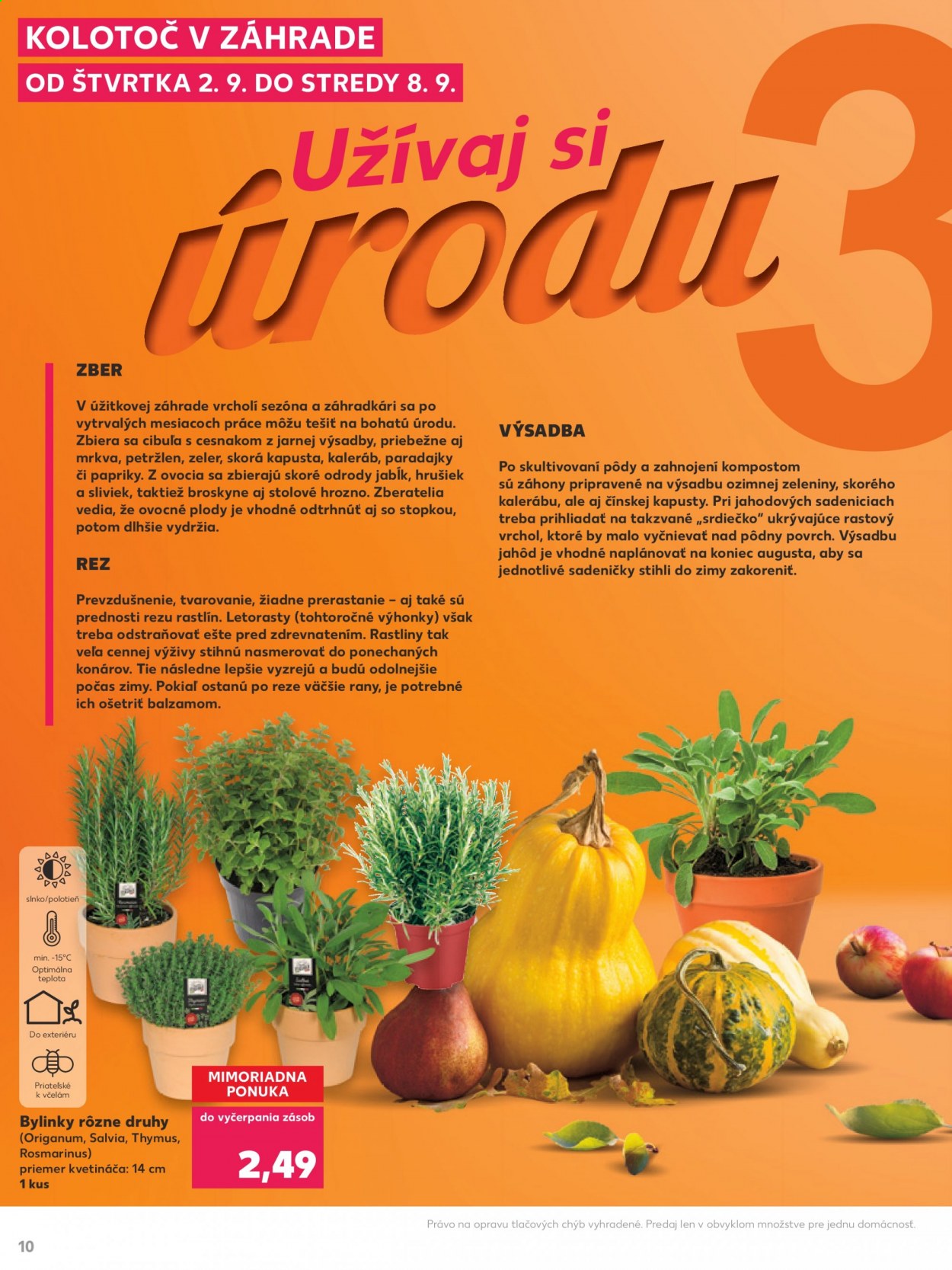 Leták Kaufland - 19.8.2021 - 14.9.2021. Strana 10