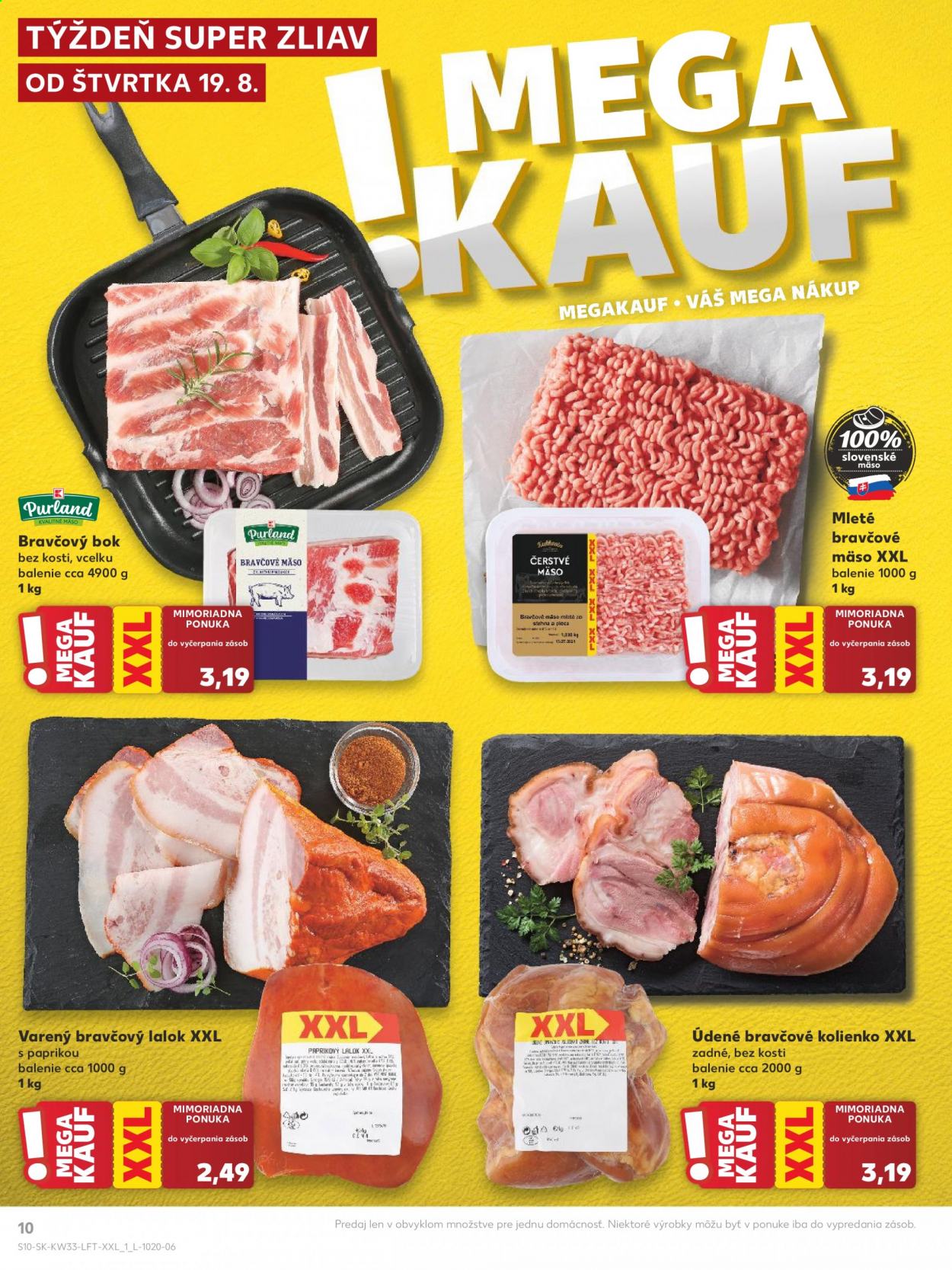 Leták Kaufland - 19.8.2021 - 25.8.2021. Strana 10