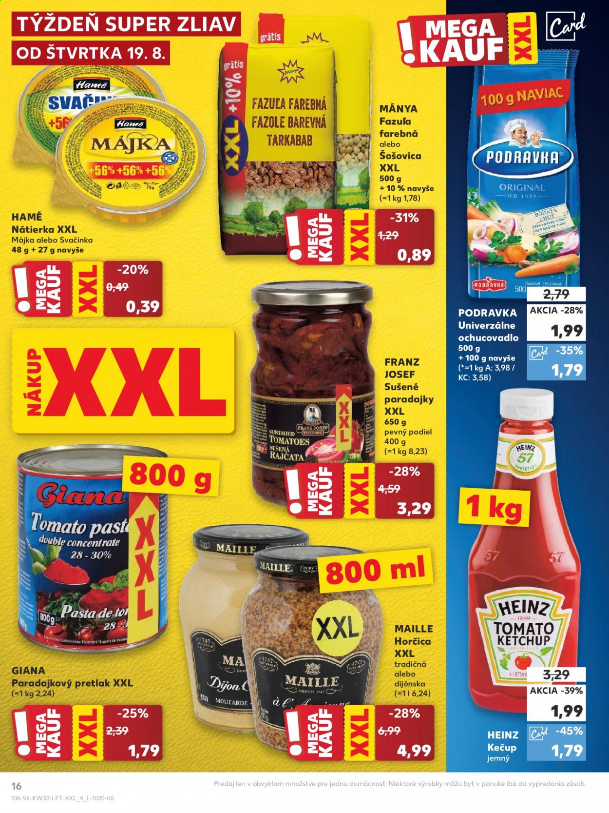 Leták Kaufland - 19.8.2021 - 25.8.2021. Strana 16