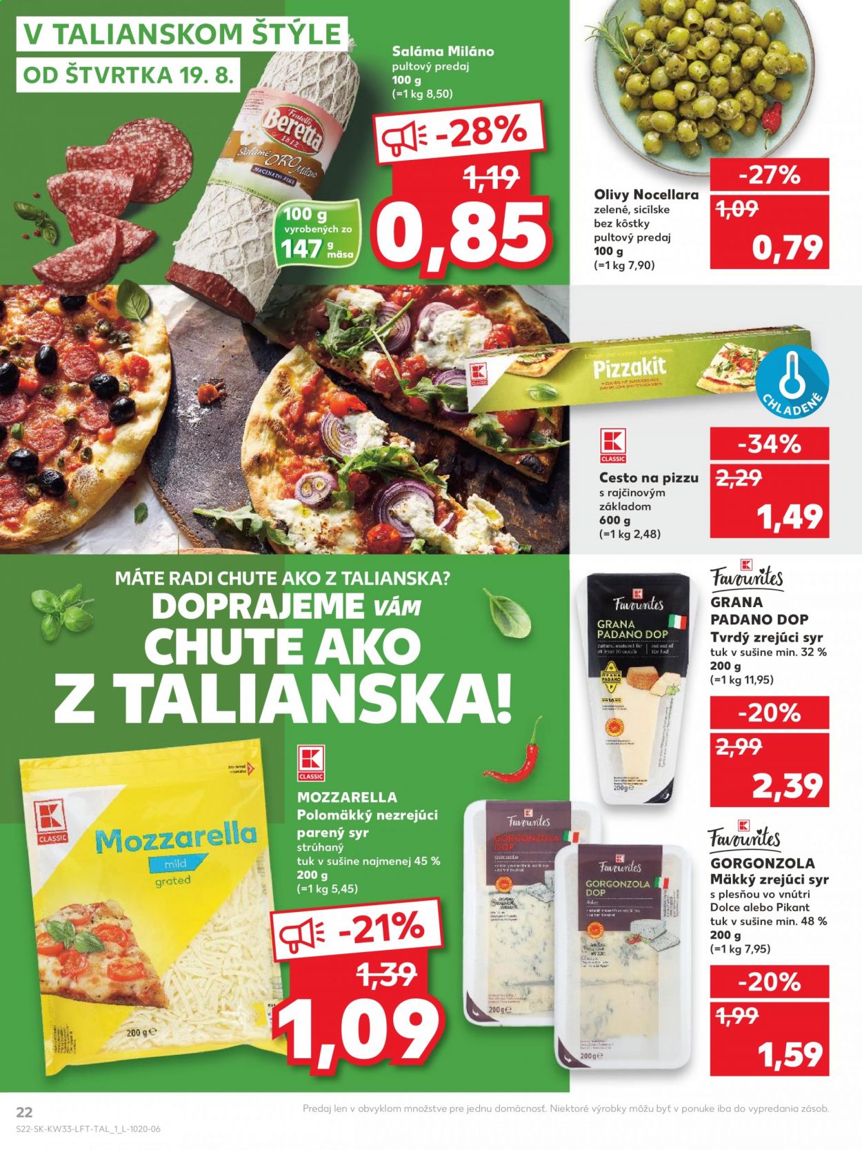 Leták Kaufland - 19.8.2021 - 25.8.2021. Strana 22