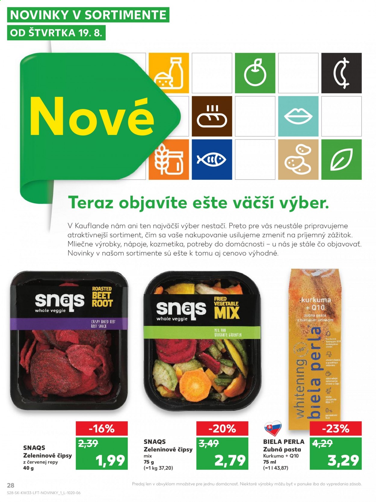 Leták Kaufland - 19.8.2021 - 25.8.2021. Strana 28
