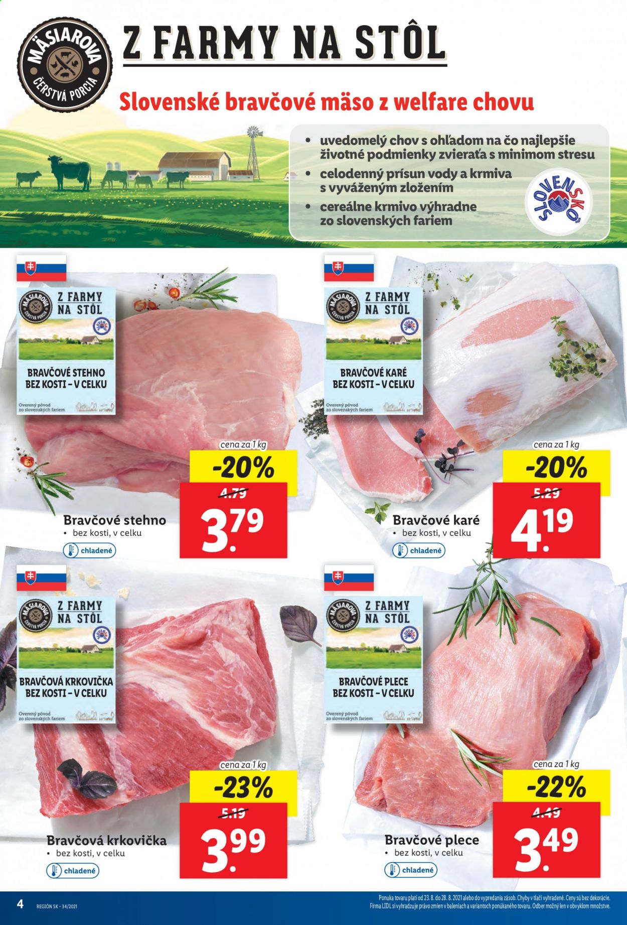 Leták Lidl - 23.8.2021 - 28.8.2021. Strana 4