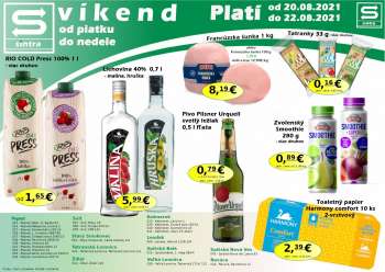 Leták Sintra - 20.8.2021 - 22.8.2021.