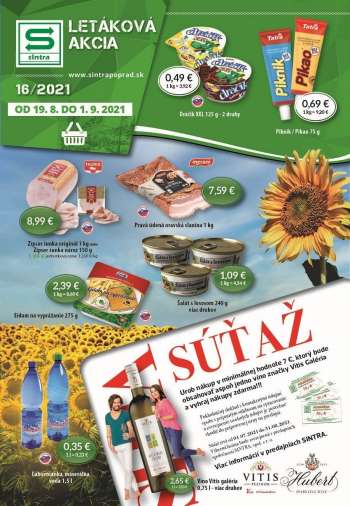 Leták Sintra - 19.8.2021 - 1.9.2021.