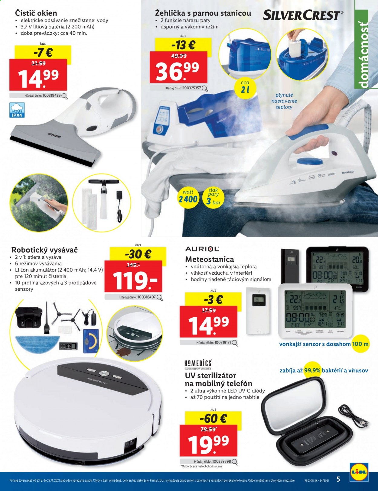 Leták Lidl - 23.8.2021 - 29.8.2021. Strana 5