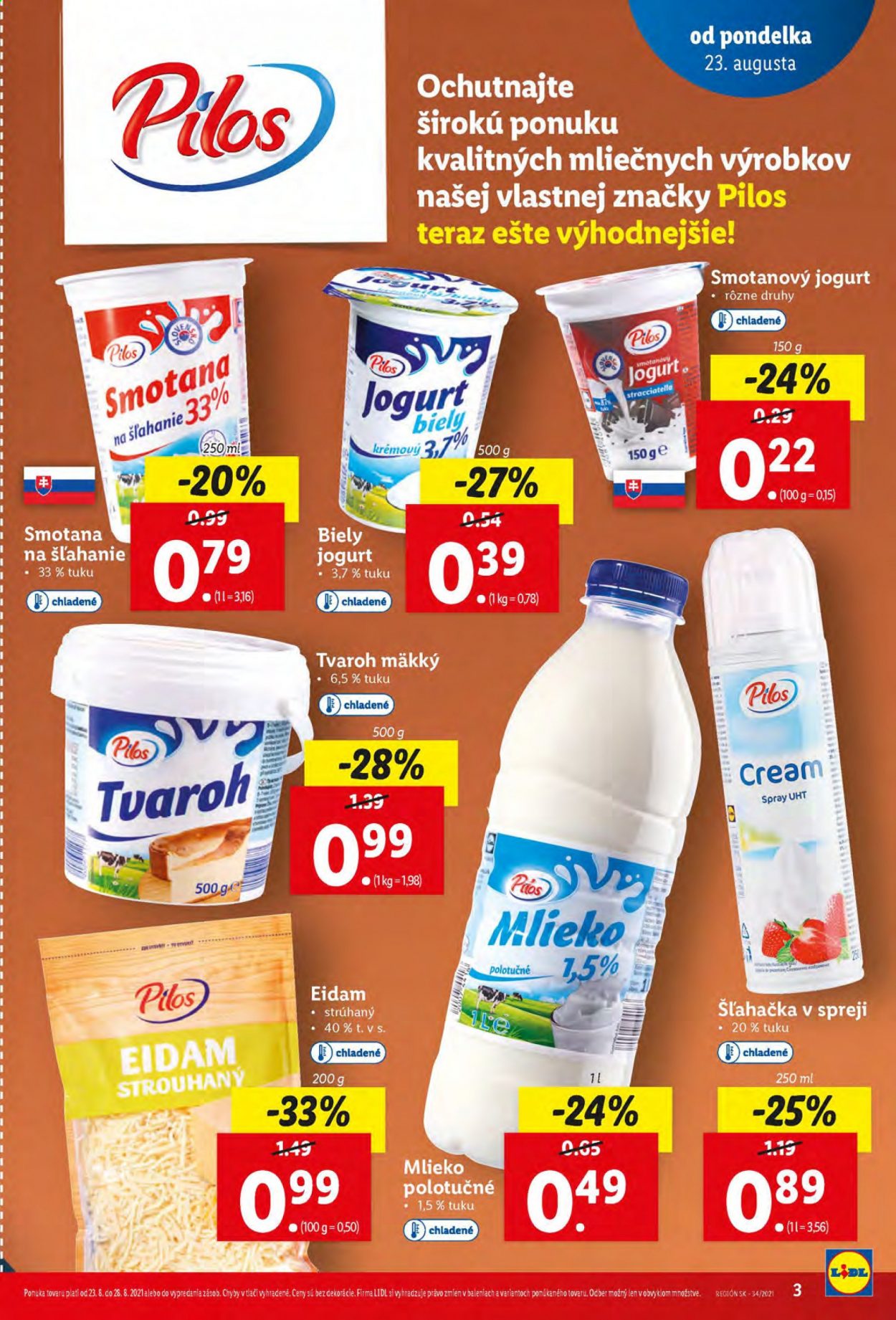 Leták Lidl - 26.8.2021 - 28.8.2021. Strana 3