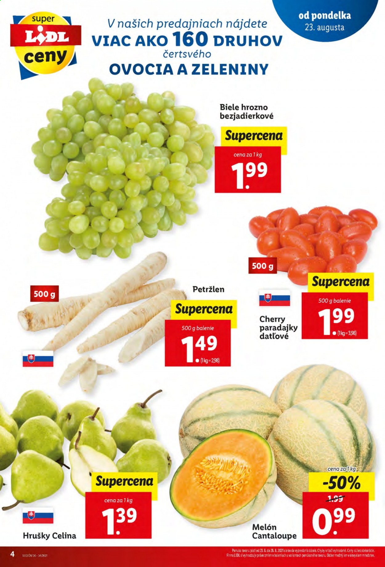 Leták Lidl - 26.8.2021 - 28.8.2021. Strana 4