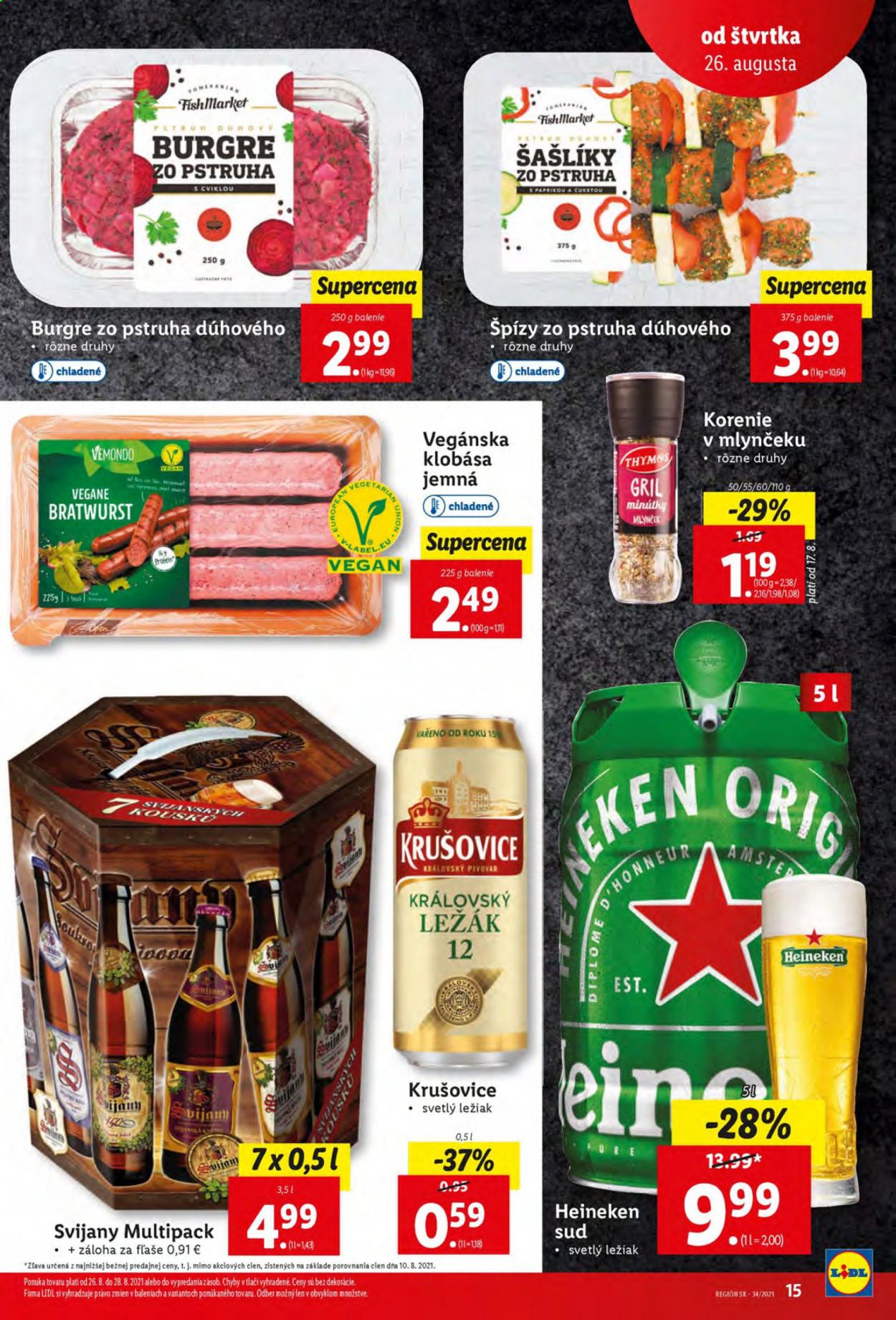 Leták Lidl - 26.8.2021 - 28.8.2021. Strana 15