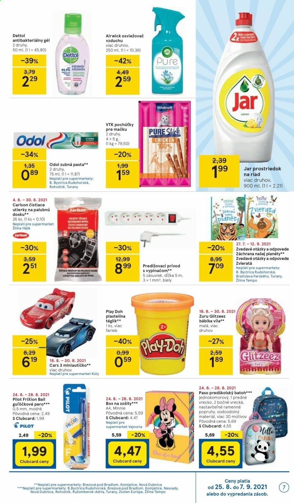 Leták TESCO supermarket - 25.8.2021 - 2.9.2021. Strana 7