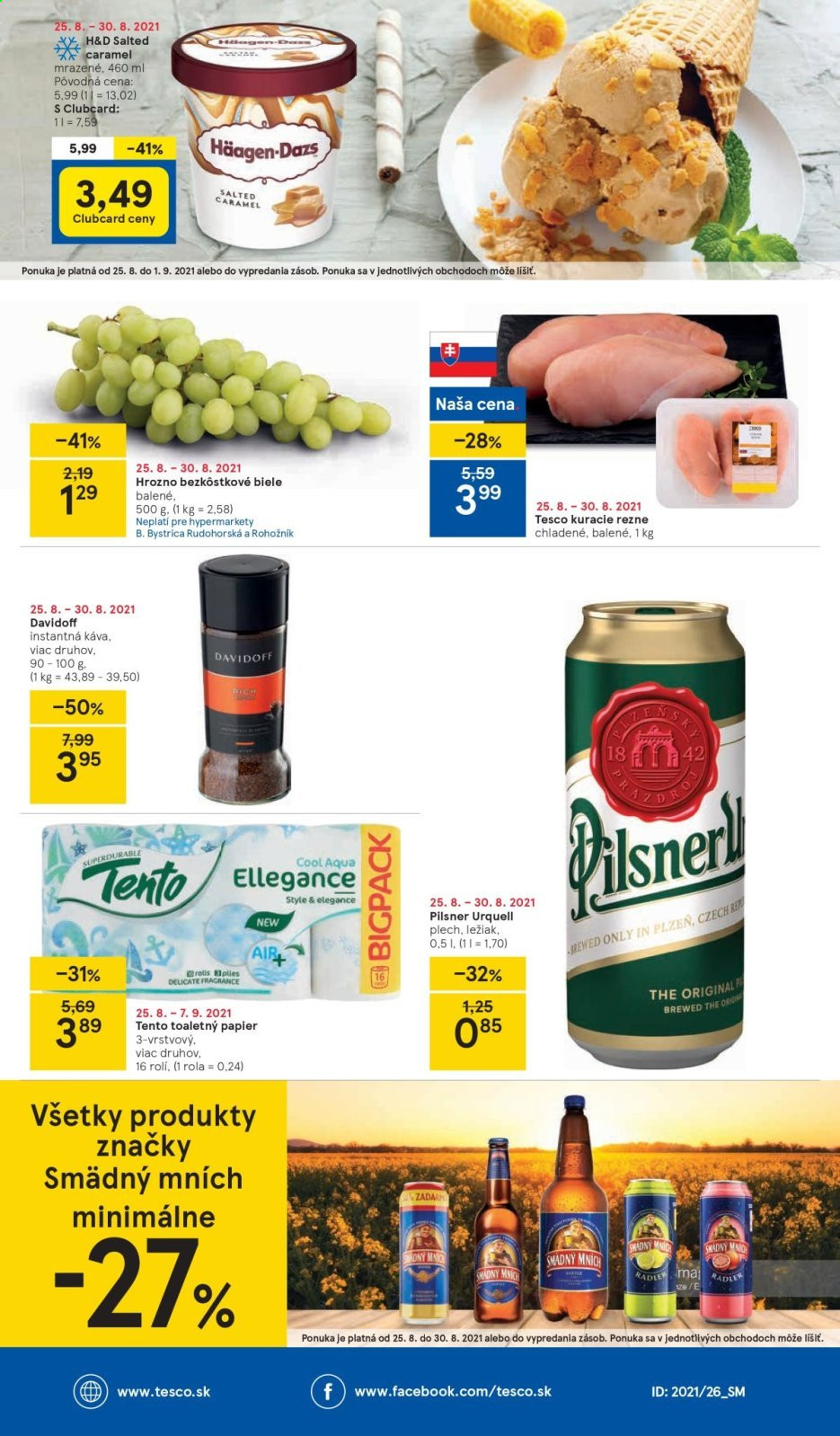 Leták TESCO supermarket - 25.8.2021 - 2.9.2021. Strana 8