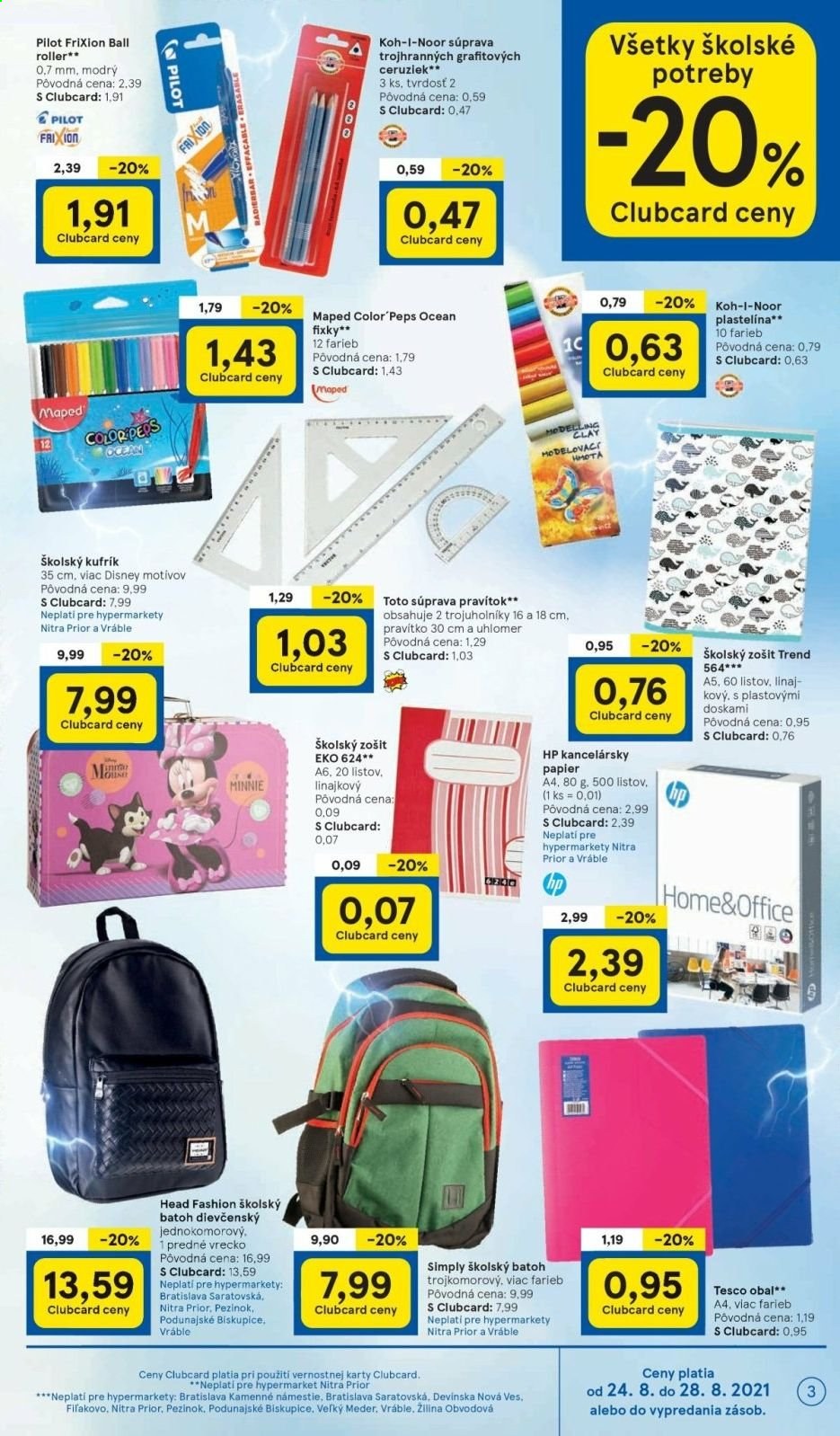 Leták TESCO - 25.8.2021 - 2.9.2021. Strana 3