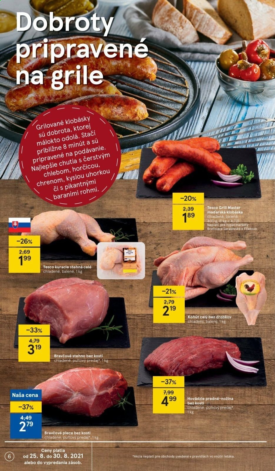 Leták TESCO - 25.8.2021 - 2.9.2021. Strana 6