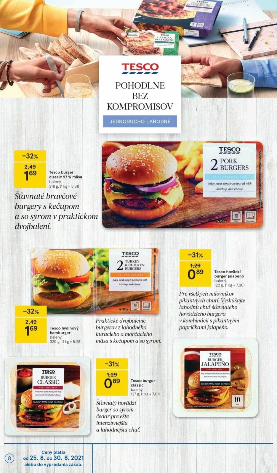 Leták TESCO - 25.8.2021 - 2.9.2021. Strana 8