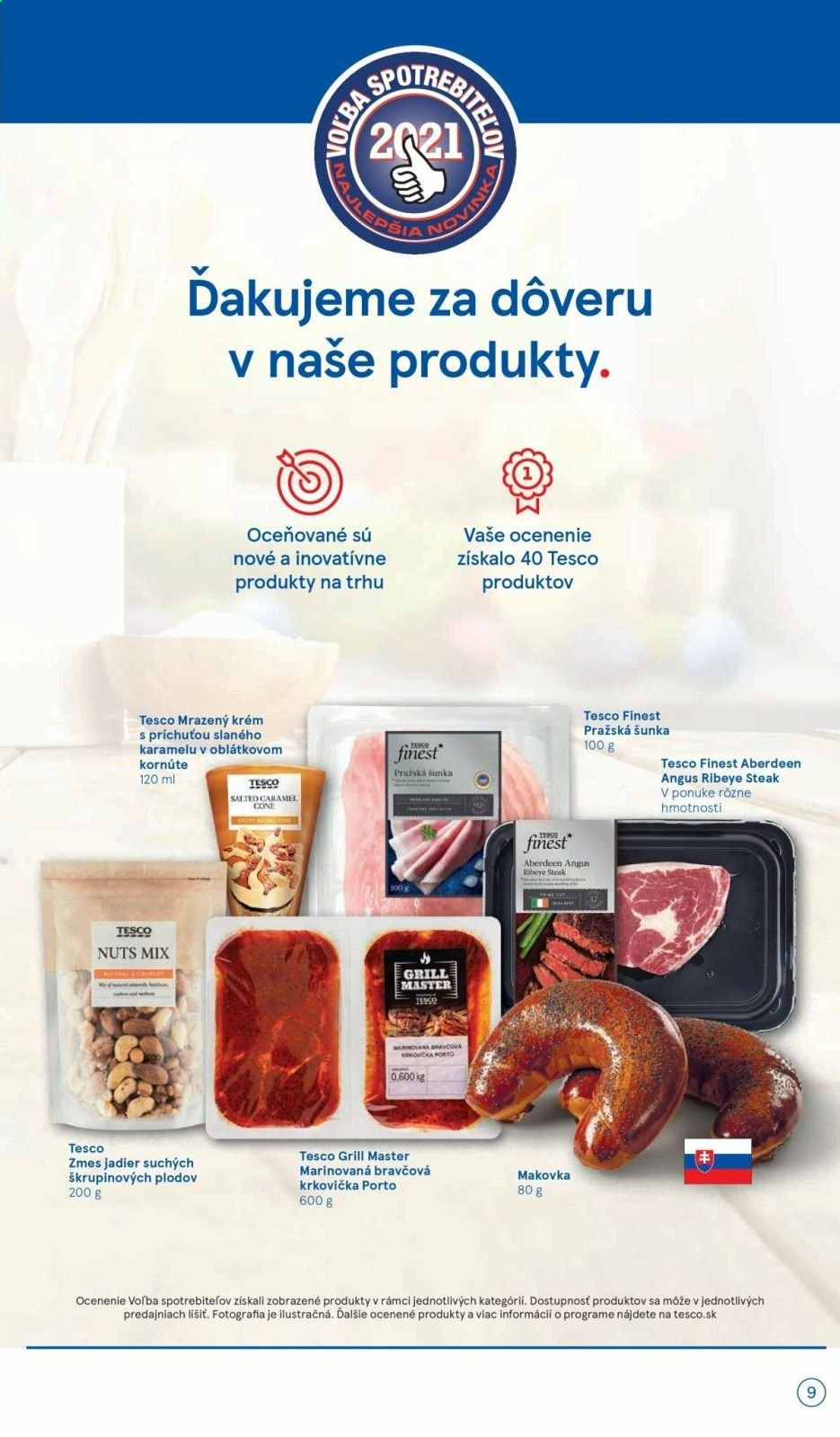 Leták TESCO - 25.8.2021 - 2.9.2021. Strana 9