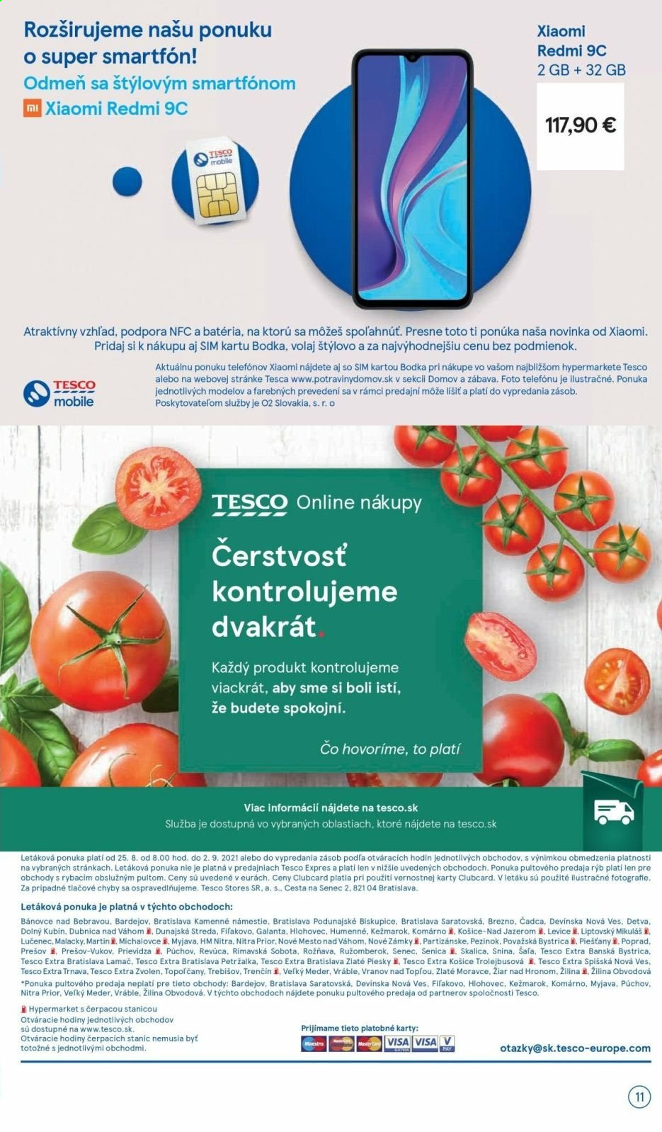 Leták TESCO - 25.8.2021 - 2.9.2021. Strana 11