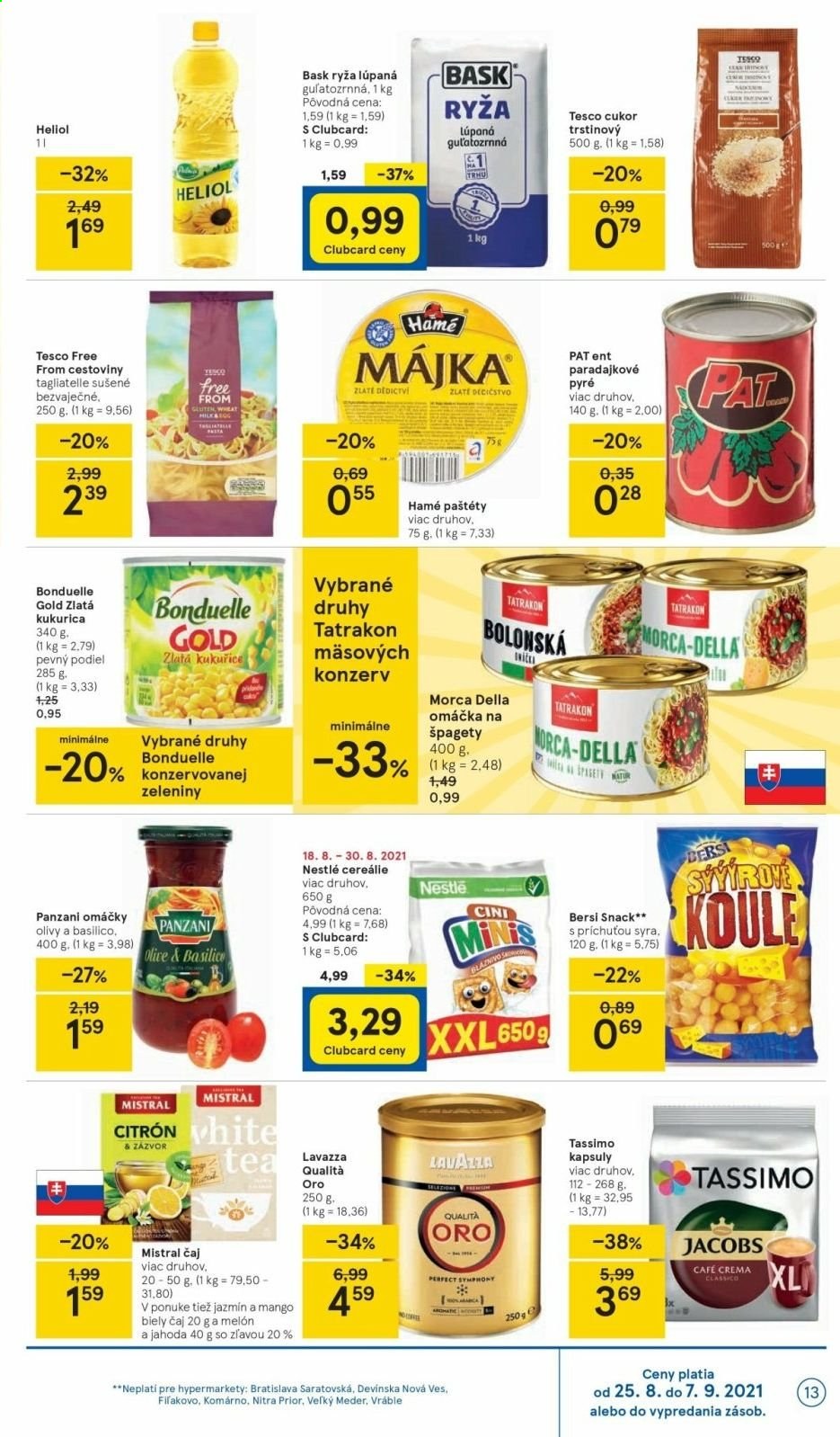 Leták TESCO - 25.8.2021 - 2.9.2021. Strana 13