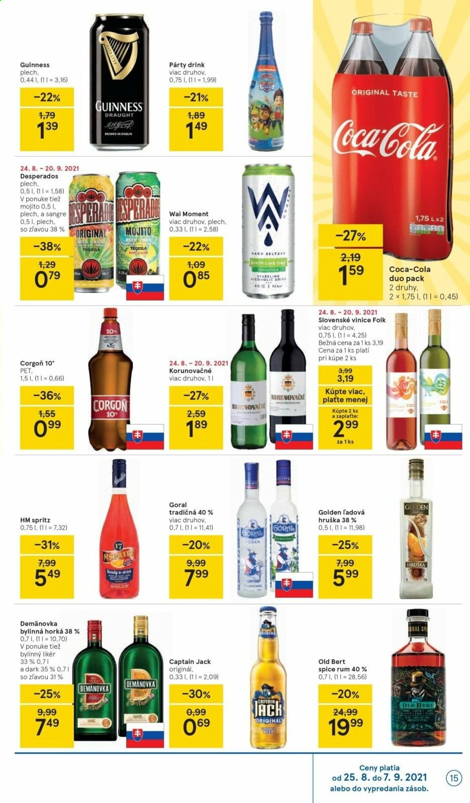 Leták TESCO - 25.8.2021 - 2.9.2021. Strana 15