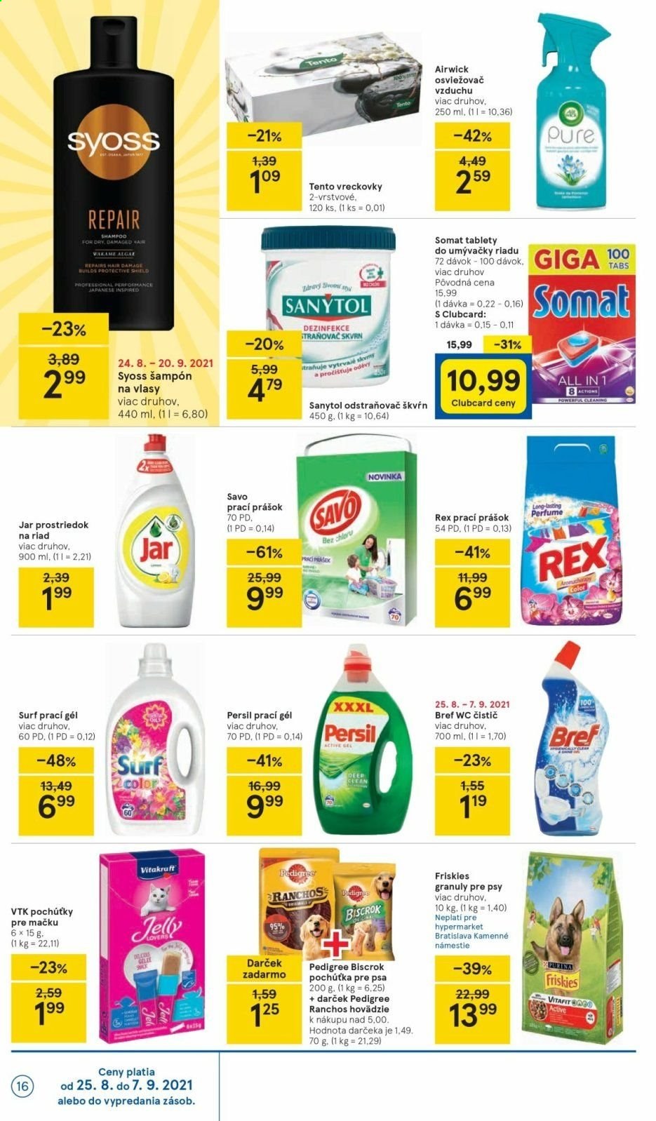 Leták TESCO - 25.8.2021 - 2.9.2021. Strana 16