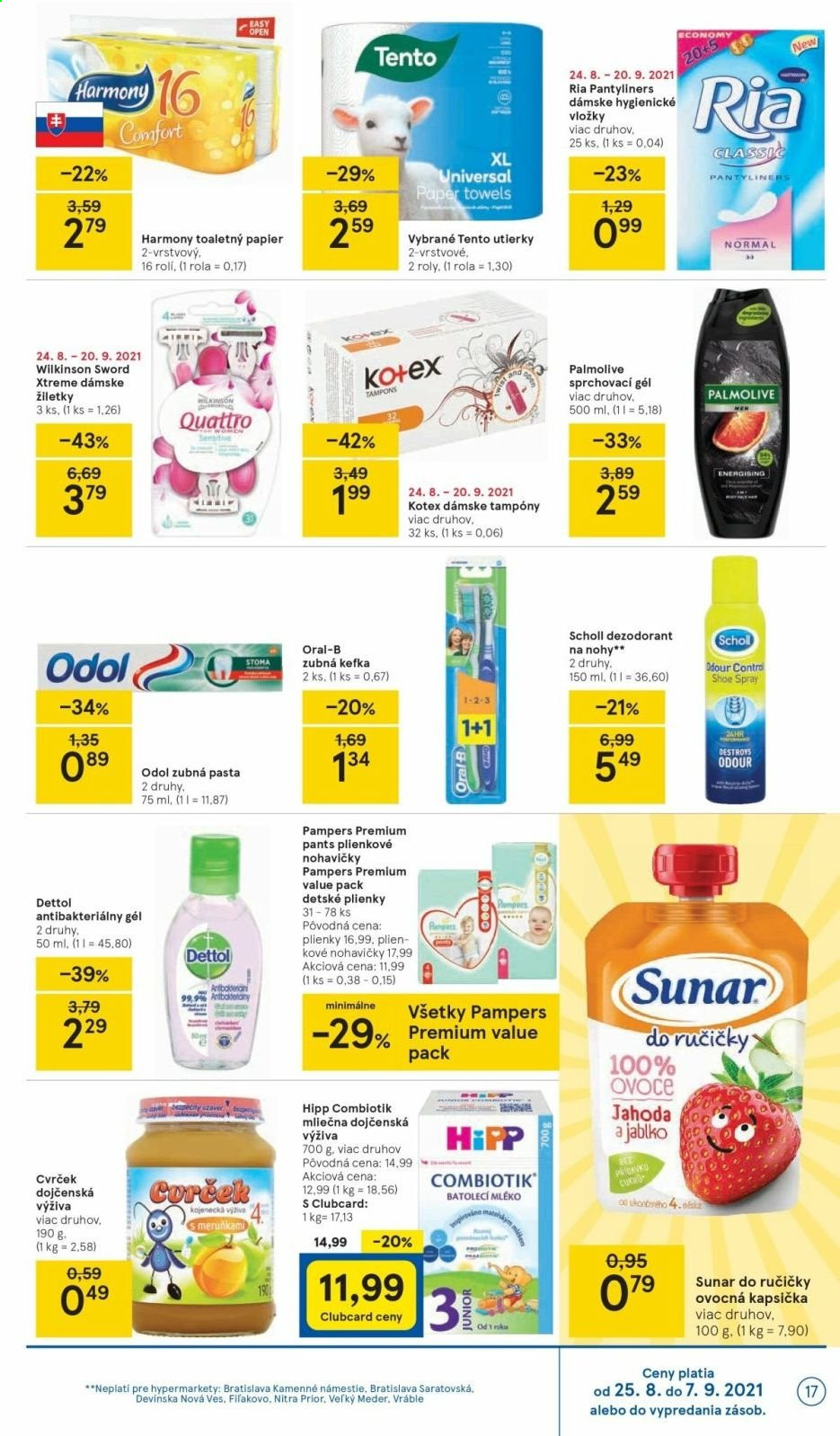 Leták TESCO - 25.8.2021 - 2.9.2021. Strana 17
