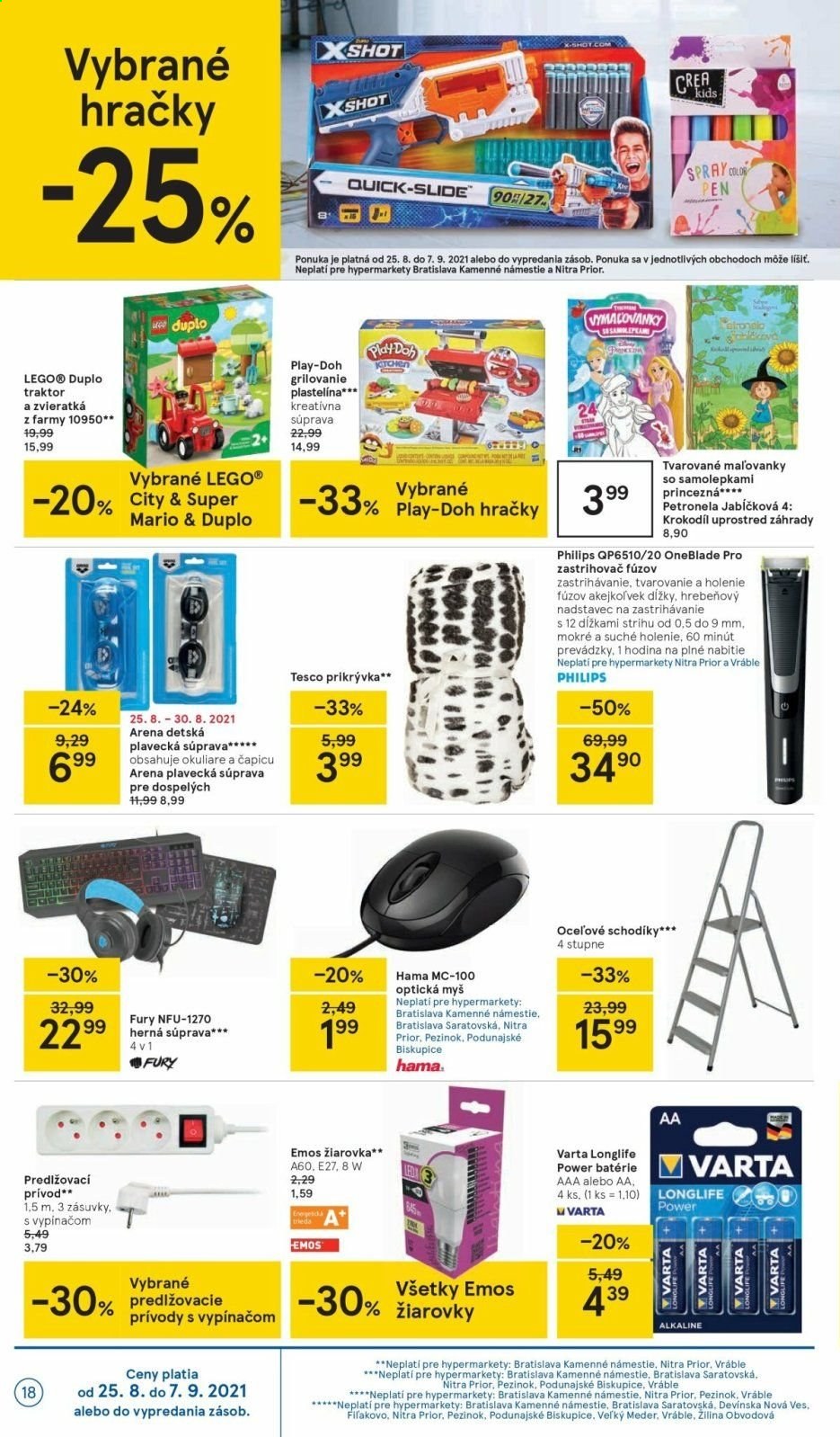 Leták TESCO - 25.8.2021 - 2.9.2021. Strana 18