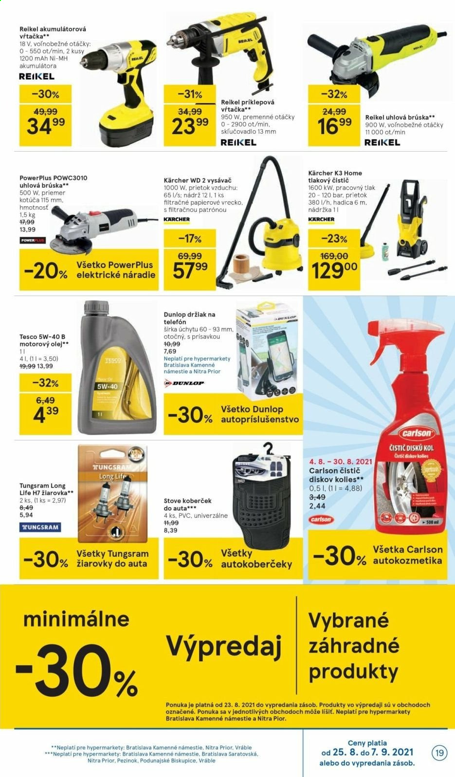 Leták TESCO - 25.8.2021 - 2.9.2021. Strana 19