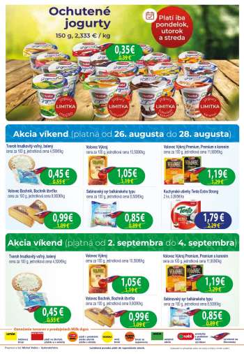 thumbnail - Sabinovský syr balkánskeho typu cena za 100 g, jednotková cena 8,500€/kg
