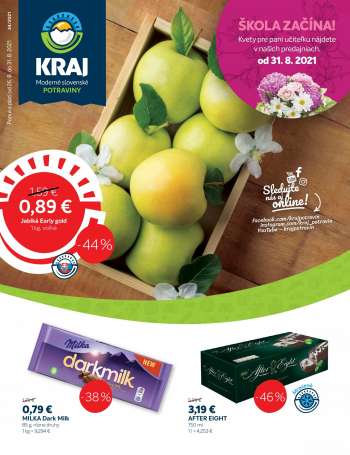 Leták Kraj - 26.8.2021 - 31.8.2021.