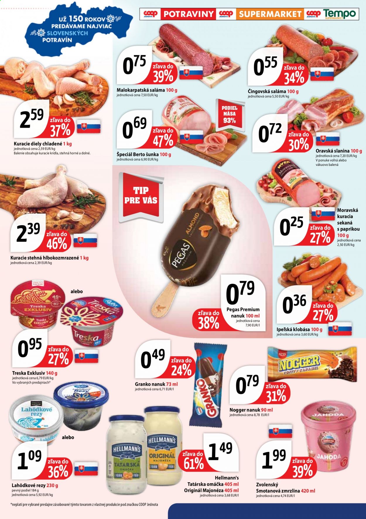 Leták COOP Jednota - 26.8.2021 - 8.9.2021. Strana 2