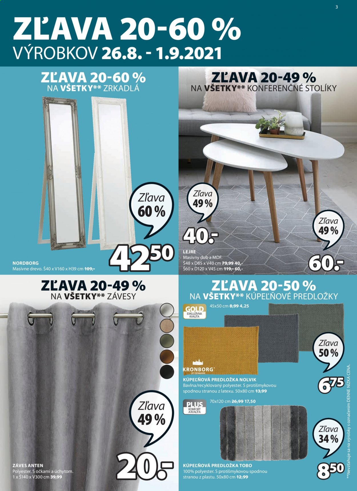 Leták JYSK - 26.8.2021 - 8.9.2021. Strana 3