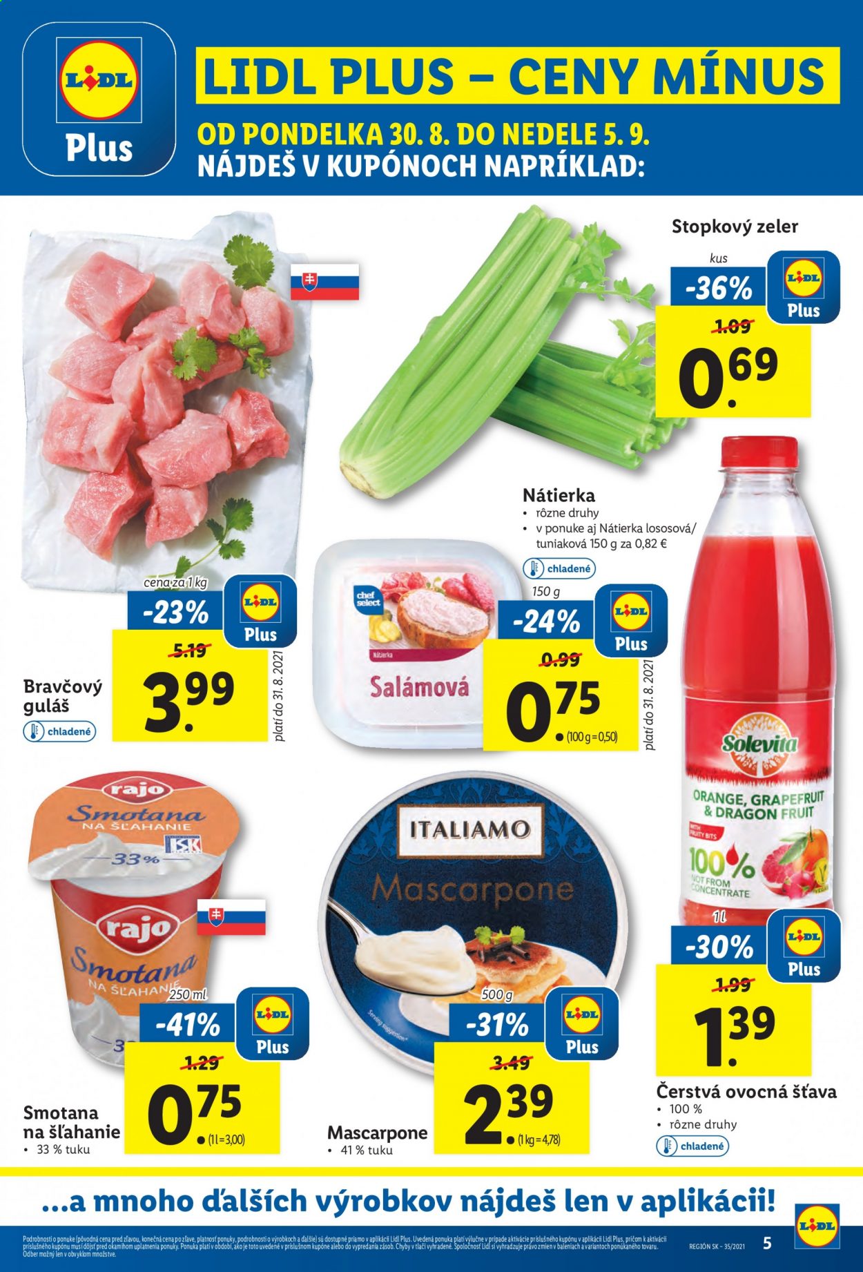 Leták Lidl - 30.8.2021 - 5.9.2021. Strana 5