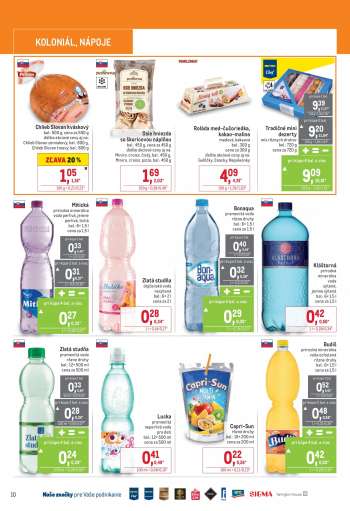 thumbnail - Capri-Sun rôzne druhy bal.: 10× 200 ml cena za 200 ml