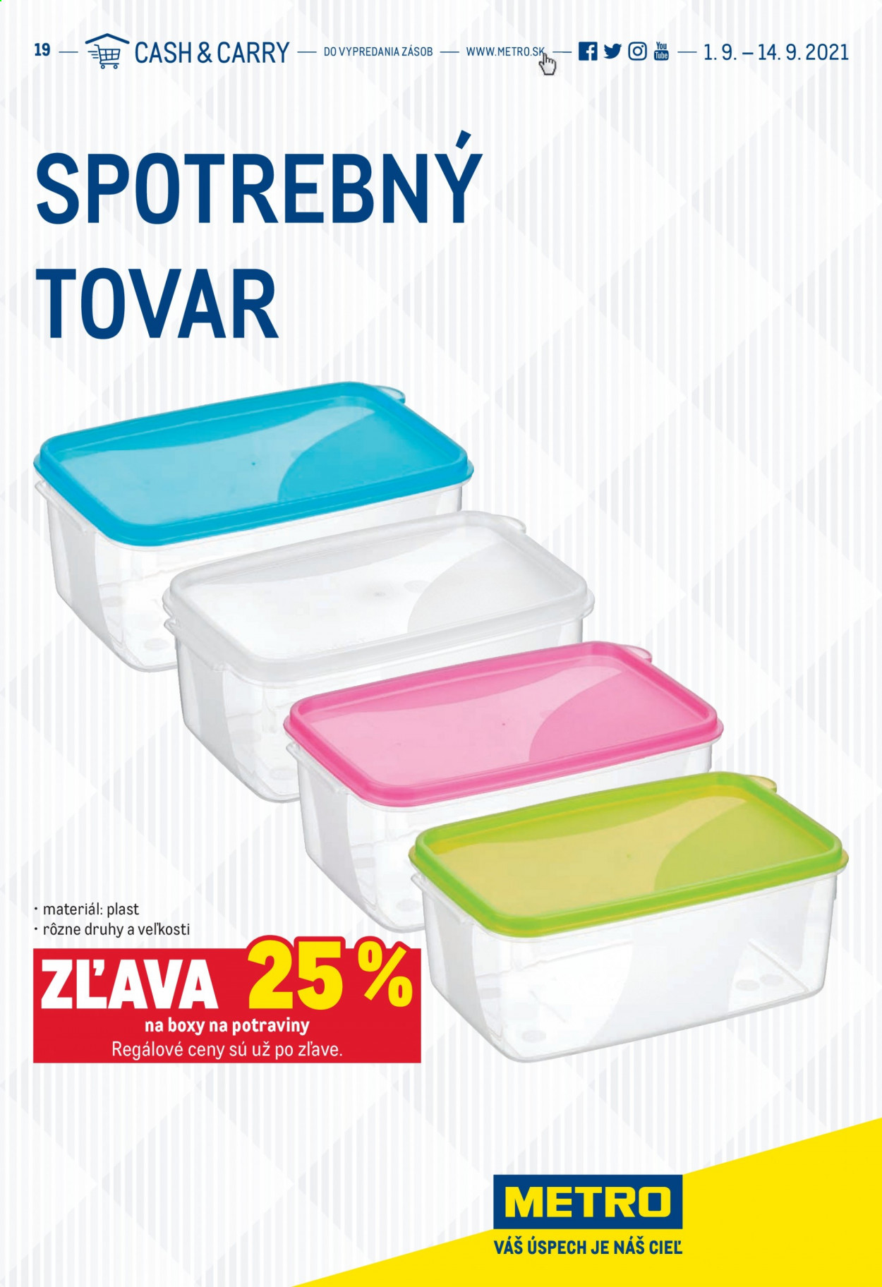 Leták Metro - 1.9.2021 - 14.9.2021. Strana 1