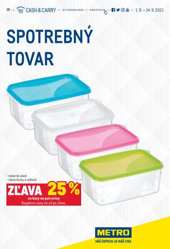 Leták Metro - 1.9.2021 - 14.9.2021.