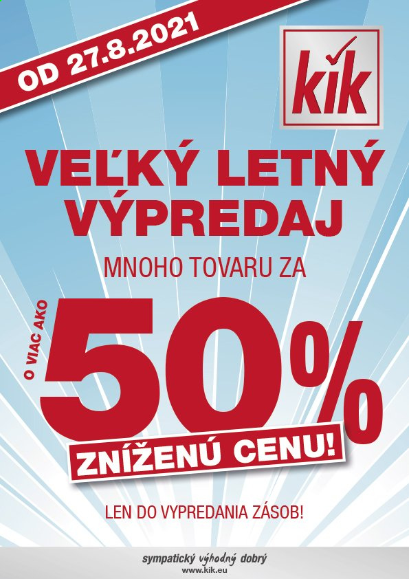 Leták kik. Strana 1