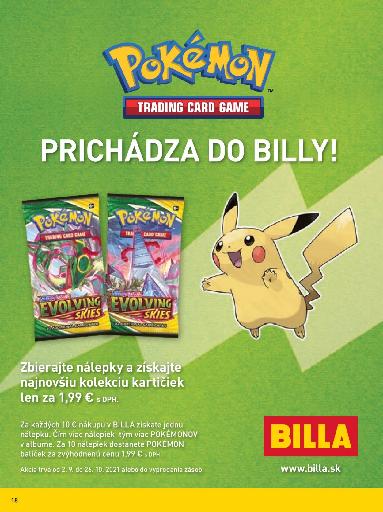 Leták Billa - 2.9.2021 - 7.9.2021. Strana 18