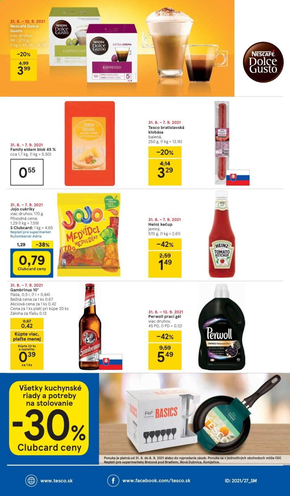 Leták TESCO supermarket - 31.8.2021 - 7.9.2021. Strana 8