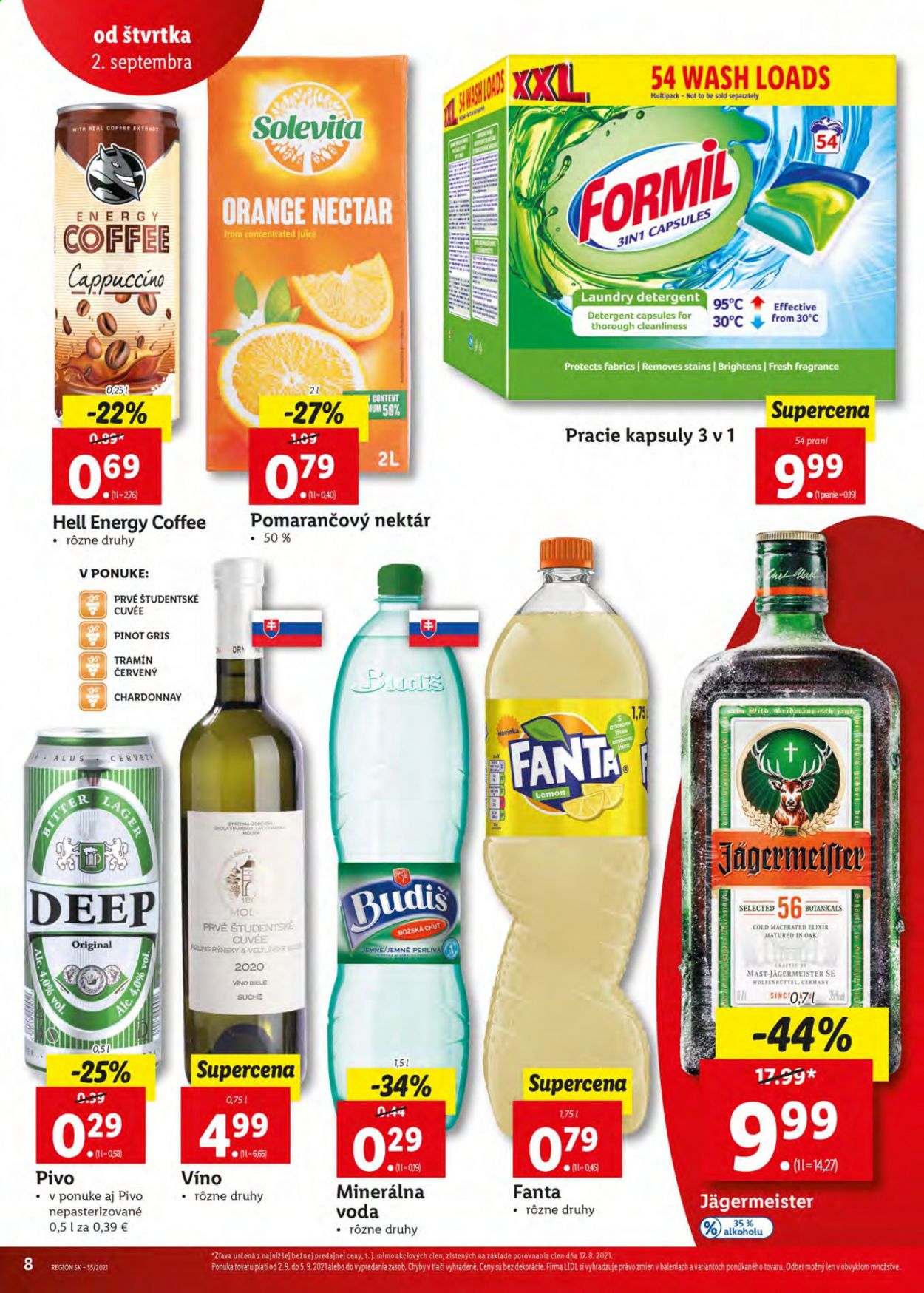 Leták Lidl - 2.9.2021 - 5.9.2021. Strana 8