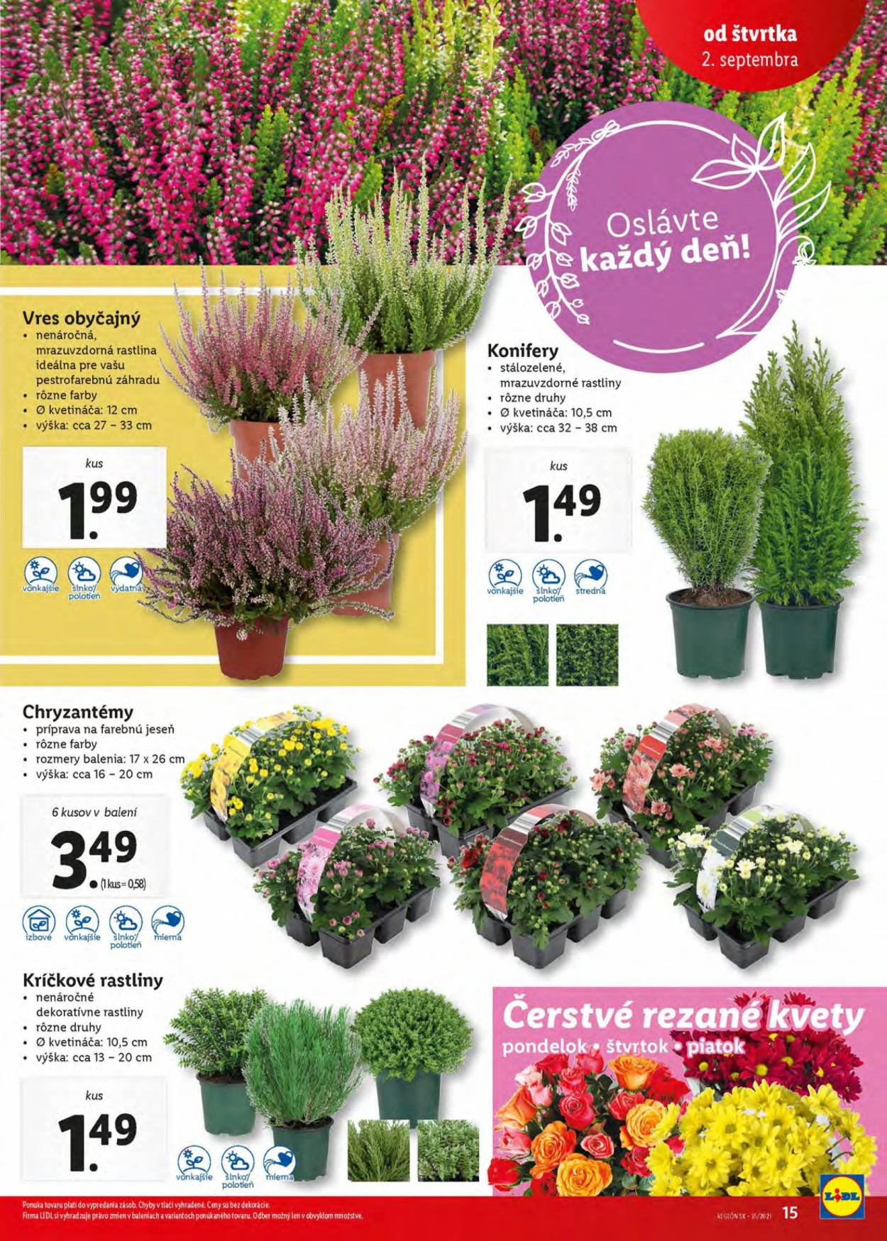 Leták Lidl - 2.9.2021 - 5.9.2021. Strana 15