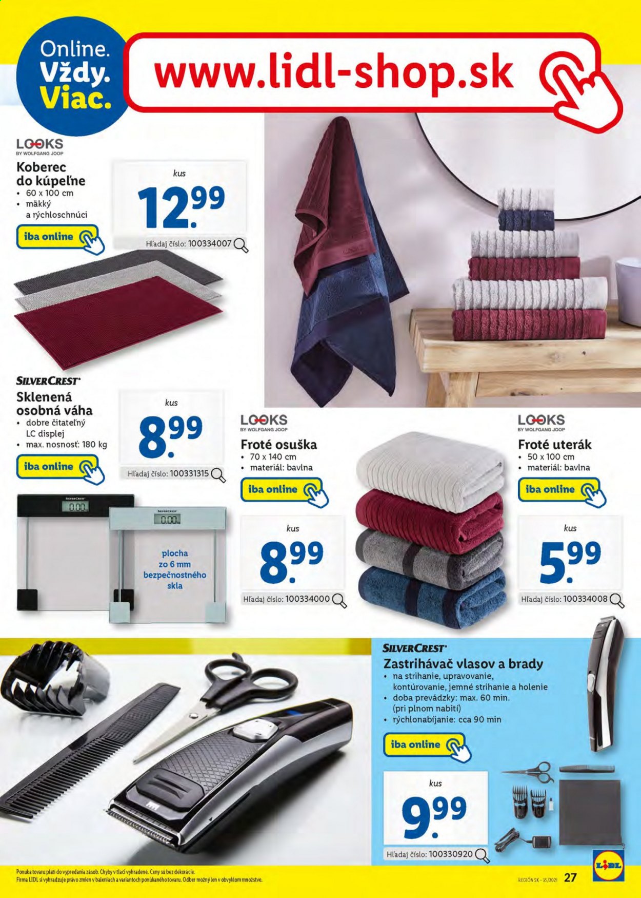 Leták Lidl - 2.9.2021 - 5.9.2021. Strana 27
