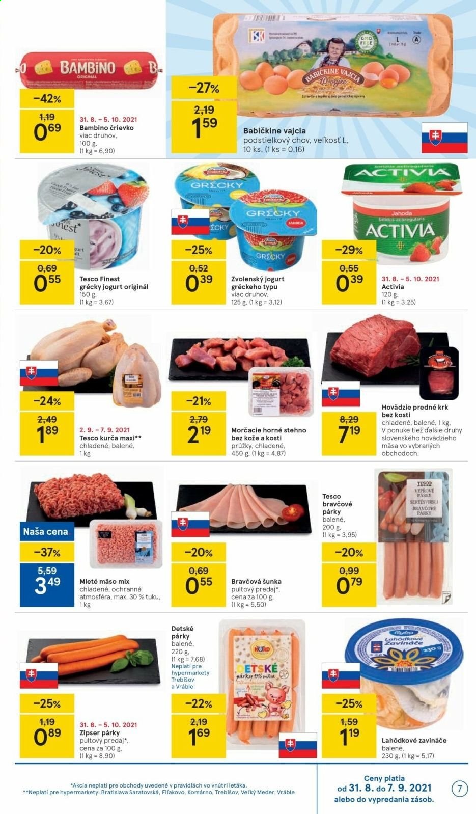 Leták TESCO - 31.8.2021 - 7.9.2021. Strana 7