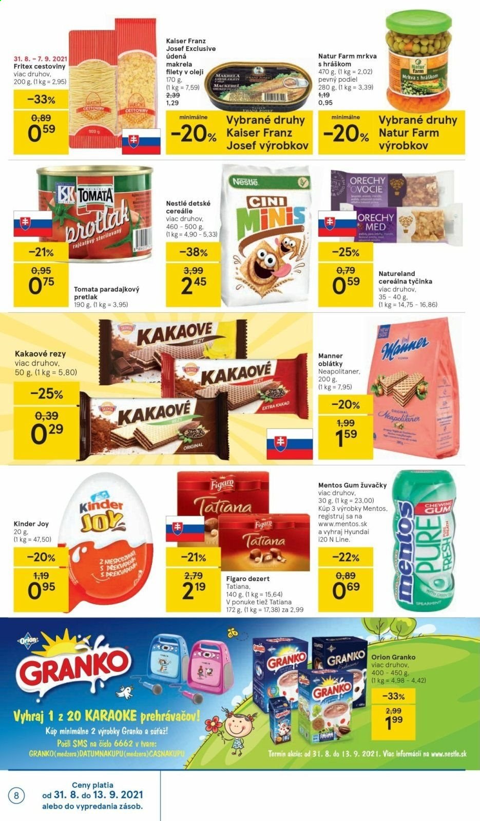 Leták TESCO - 31.8.2021 - 7.9.2021. Strana 8