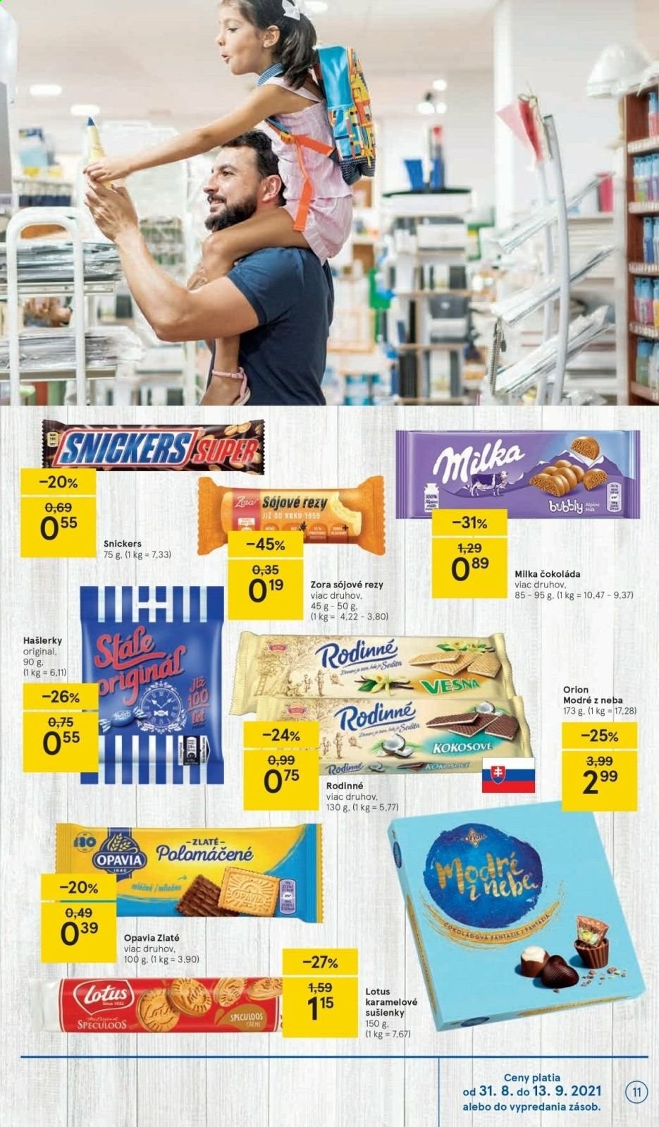 Leták TESCO - 31.8.2021 - 7.9.2021. Strana 11
