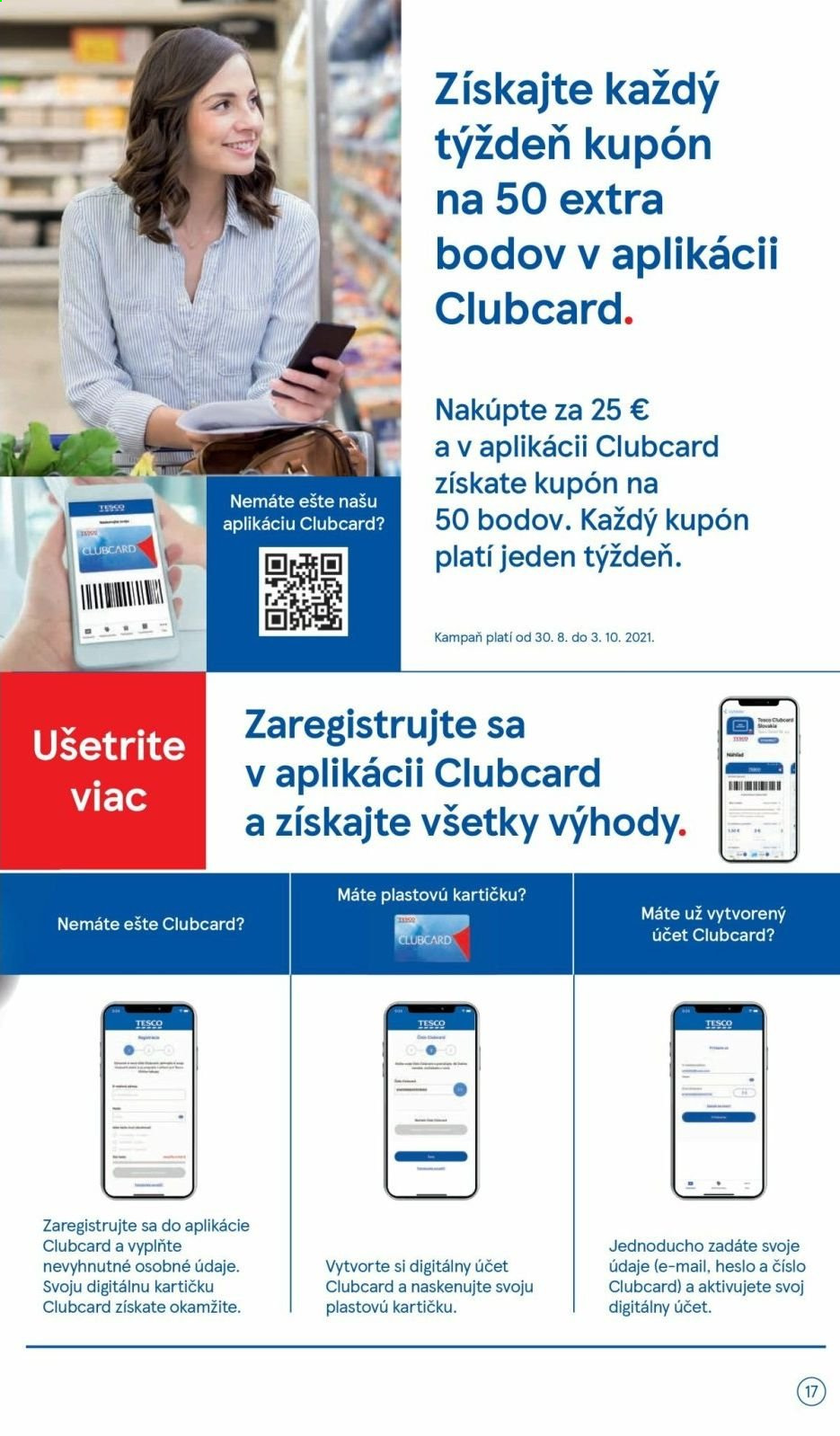 Leták TESCO - 31.8.2021 - 7.9.2021. Strana 17