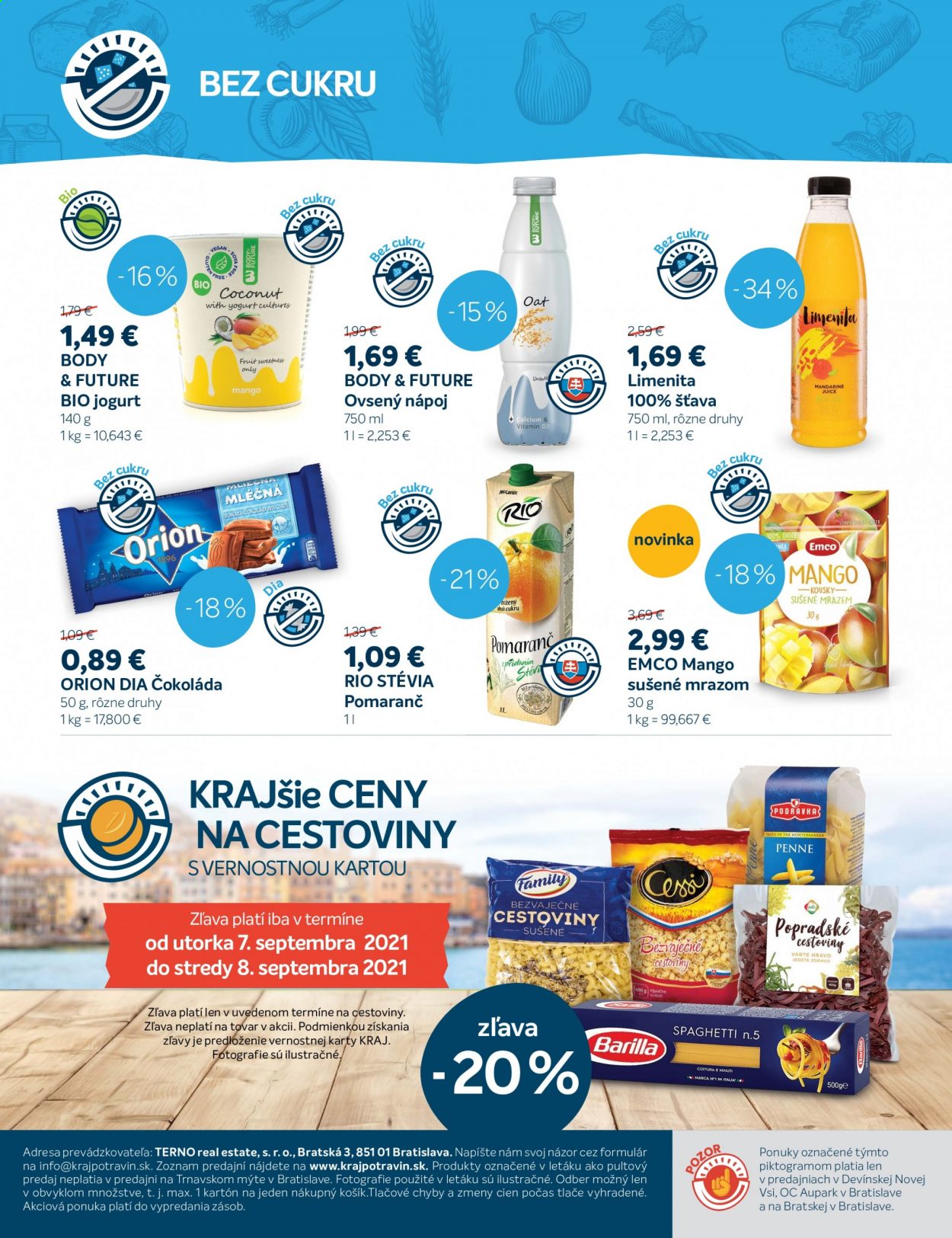 Leták Kraj - 2.9.2021 - 8.9.2021. Strana 8