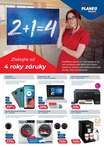 Leták PLANEO Elektro - 30.8.2021 - 12.9.2021.