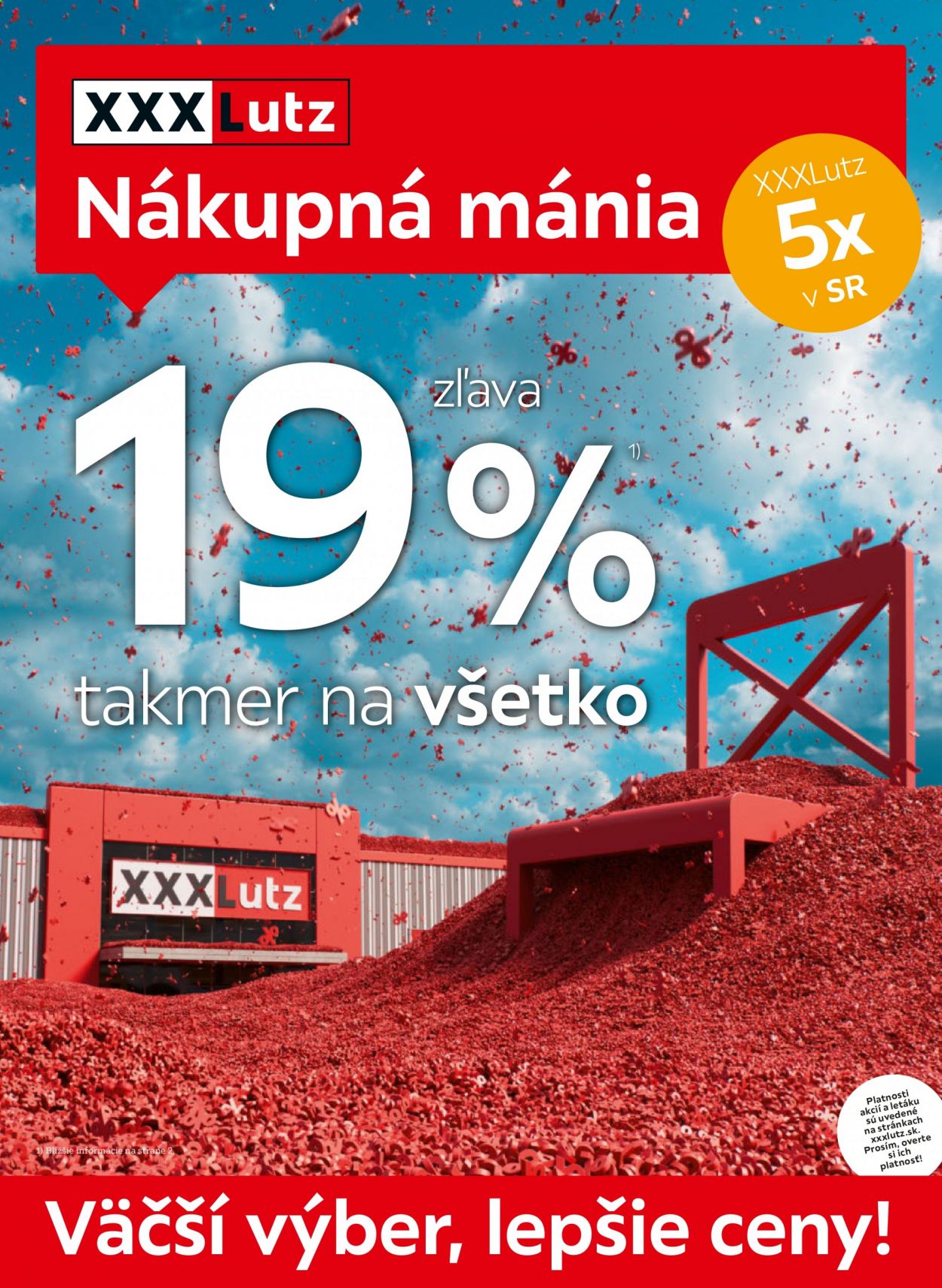 Leták XXXLutz - 30.8.2021 - 12.9.2021. Strana 1