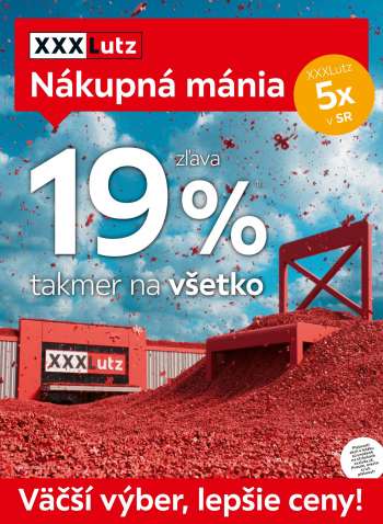 Leták XXXLutz - 30.8.2021 - 12.9.2021.