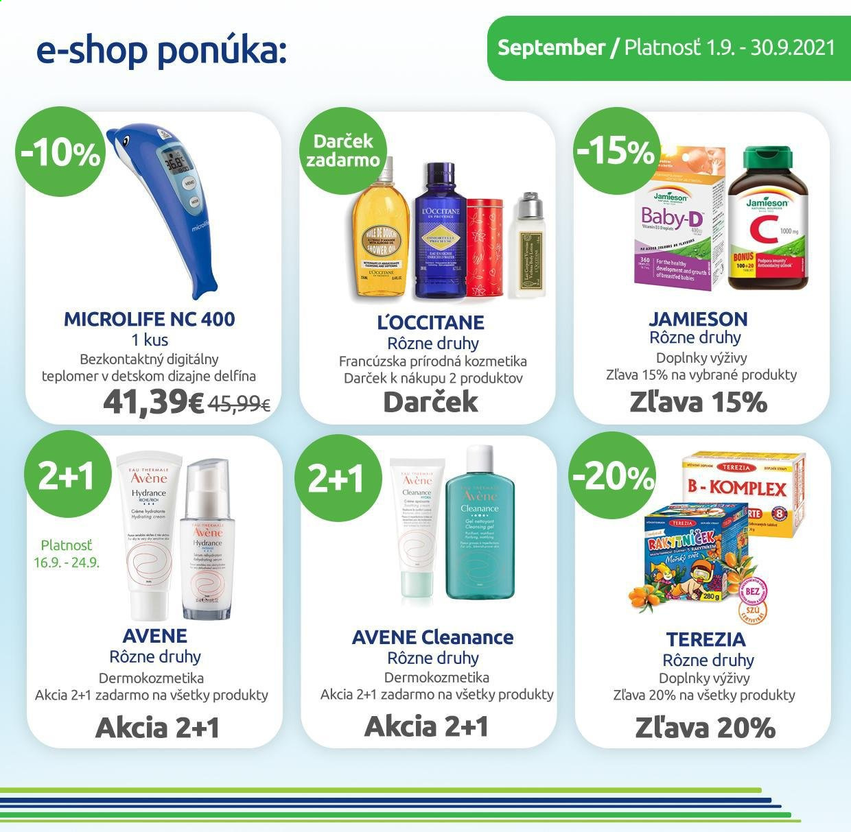 Leták BENU Lekáreň - 1.9.2021 - 30.9.2021. Strana 2