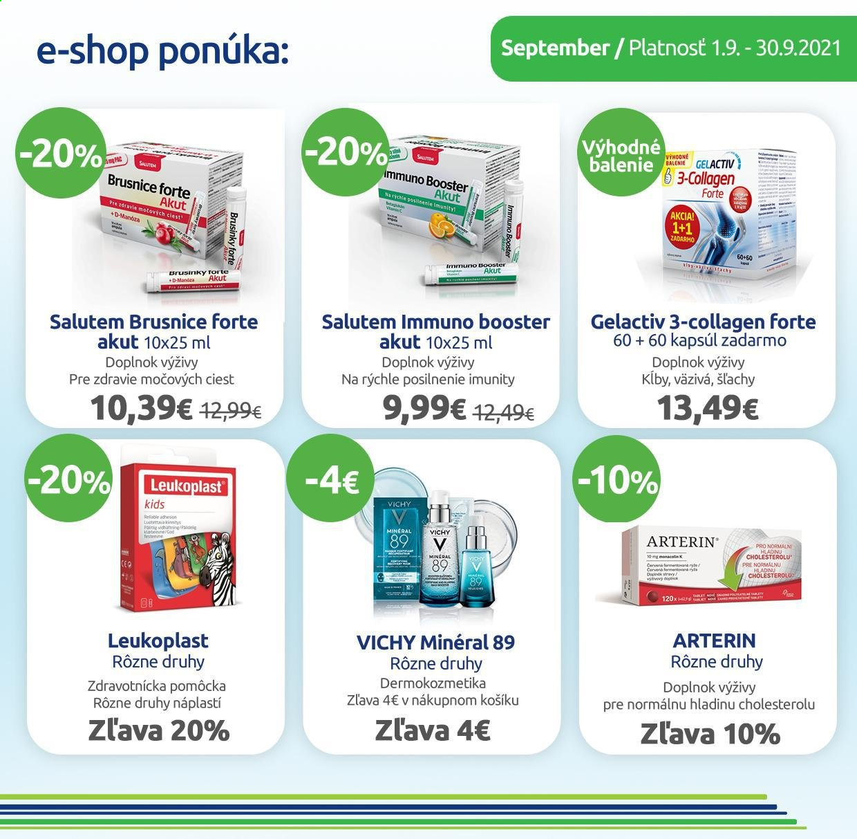 Leták BENU Lekáreň - 1.9.2021 - 30.9.2021. Strana 4