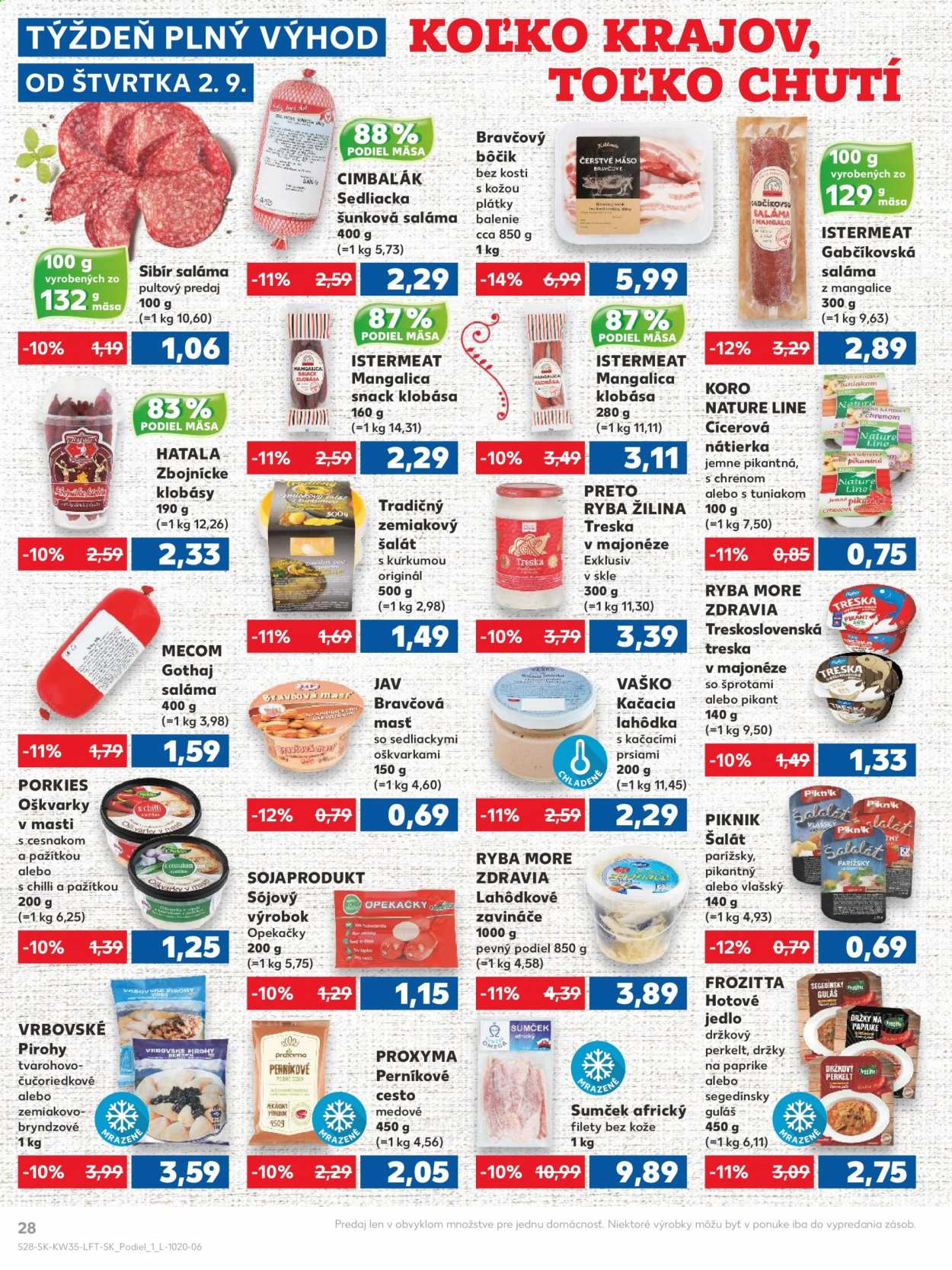 Leták Kaufland - 2.9.2021 - 8.9.2021. Strana 28